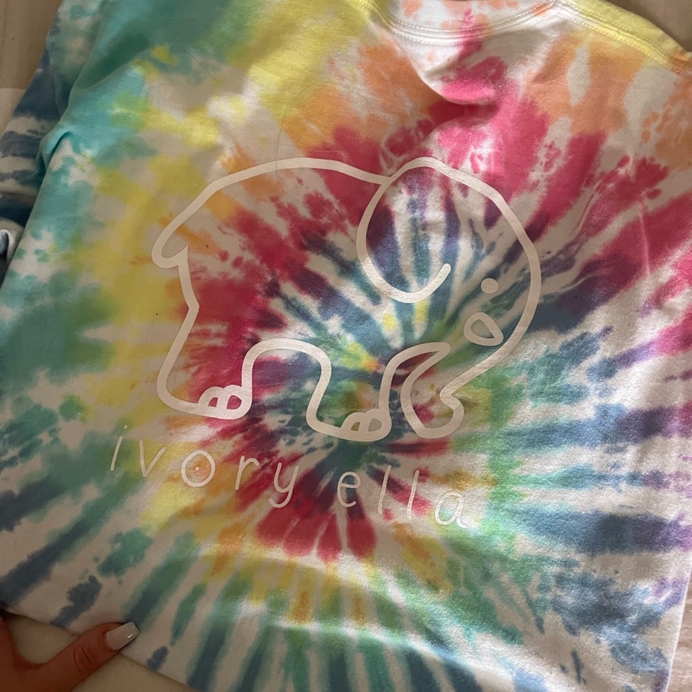 Ivory Ella Tie Dye longsleeve shirt